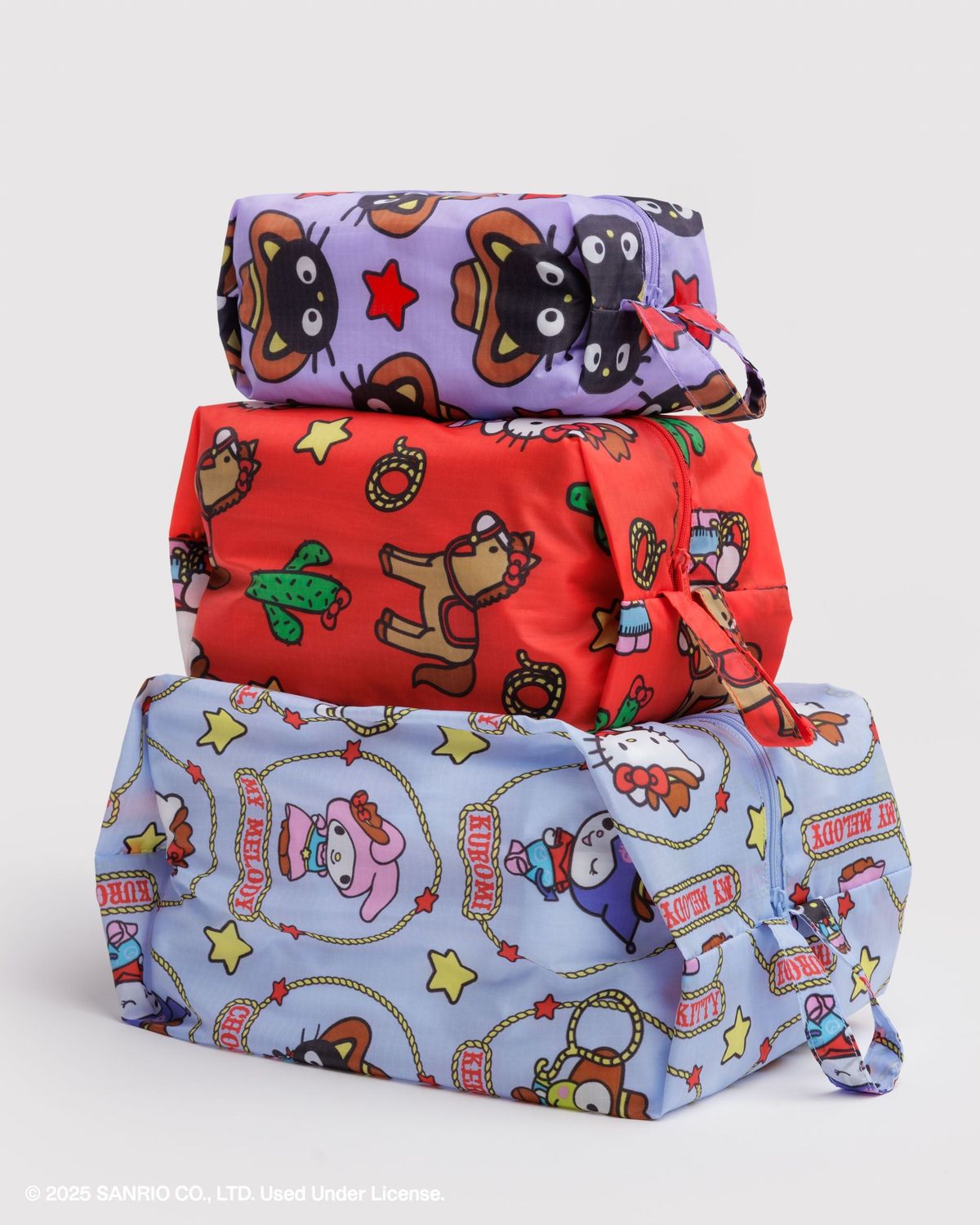 3D Zip Set Hello Kitty &amp; Friends Western