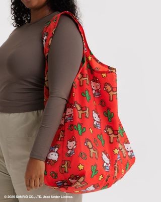 Baggu Reusable Bag Big Hello Kitty Western