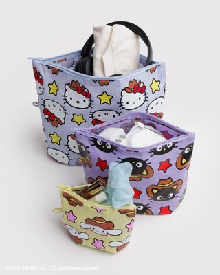 Baggu Go Pouch Set Hello Kitty &amp; Friends Western