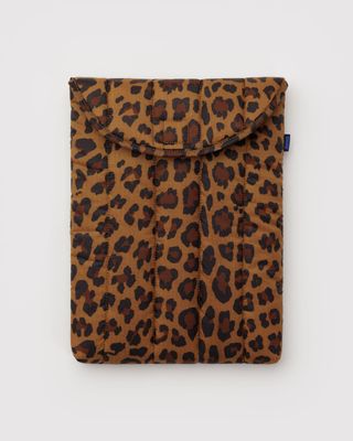Baggu Puffy Laptop Sleeve Leopard 13&quot;14&quot;