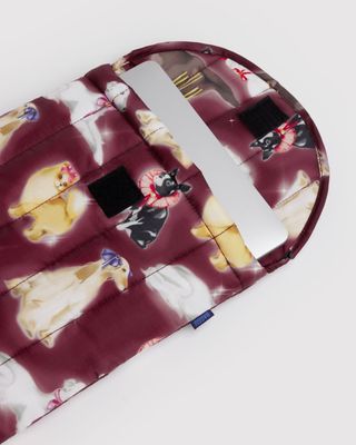 Baggu Puffy Laptop Sleeve Fancy Dogs 13"14"