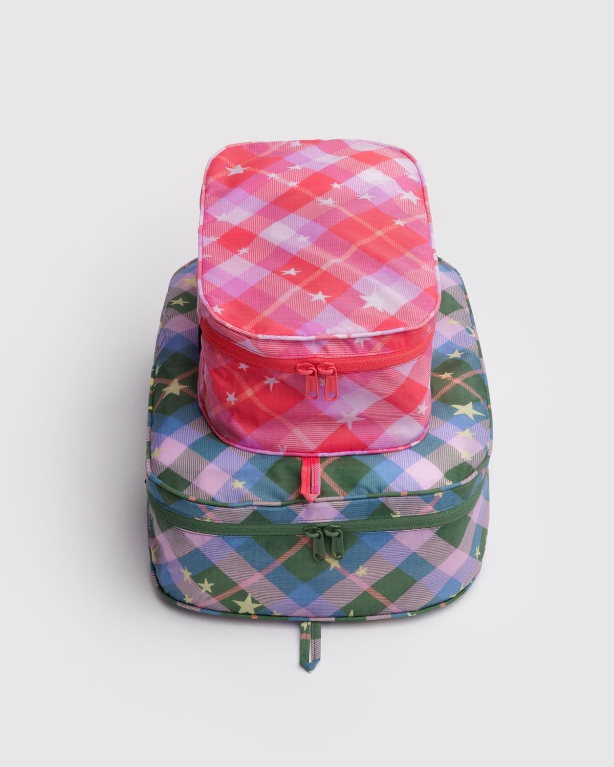 Baggu Packing Cube Set Star Plaid