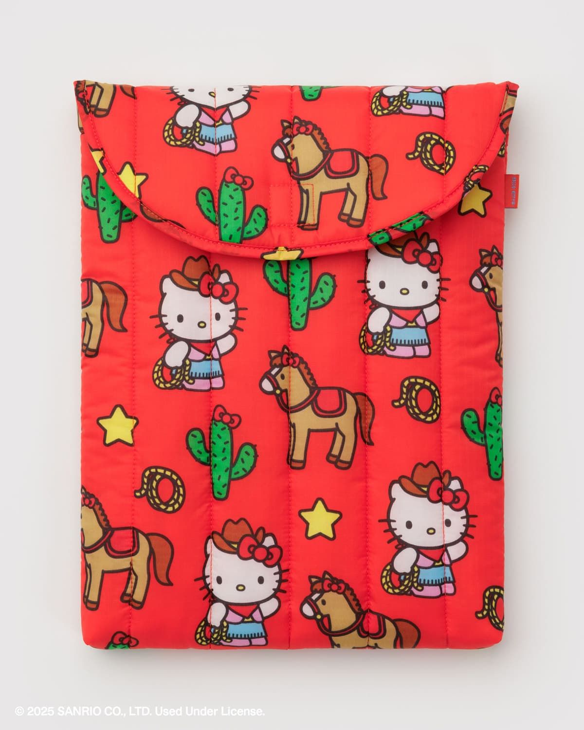 Baggu Puffy Laptop Sleeve Hello Kitty Western  16&quot;