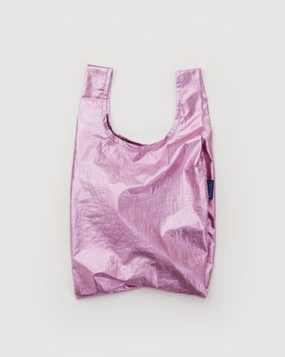 Baggu Reusable Bag Standard Blush Metallic