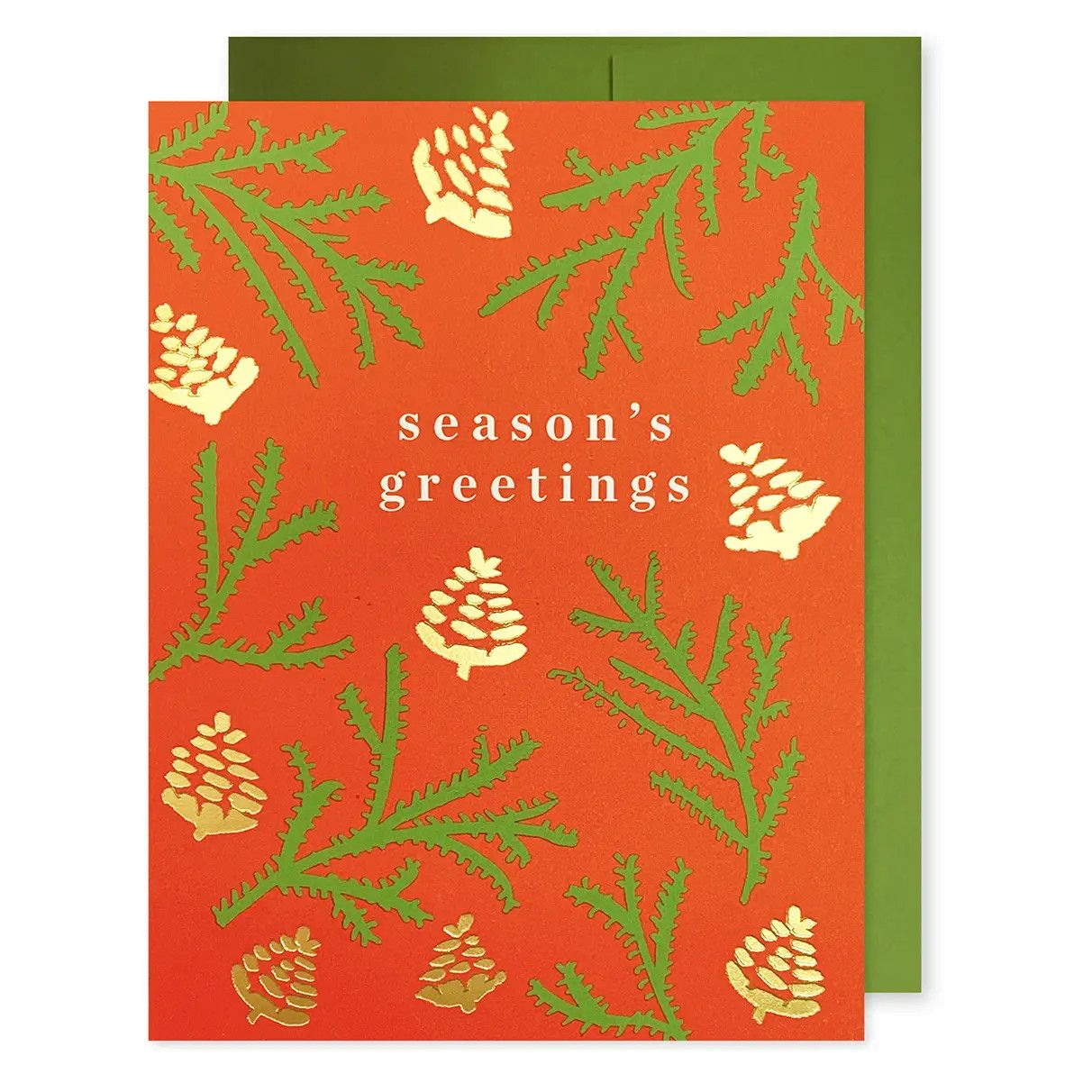 Pinetree Pattern Season&#39;s Greetings