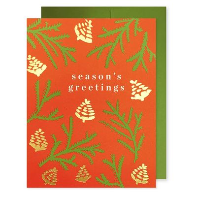 Pinetree Pattern Season&#39;s Greetings