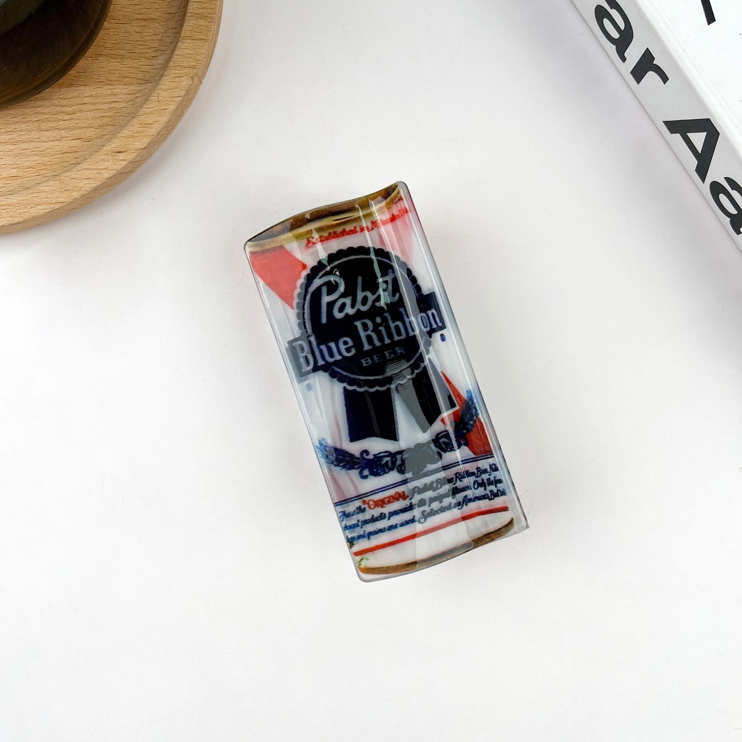 Pabst Blue Ribbon Hair Claw