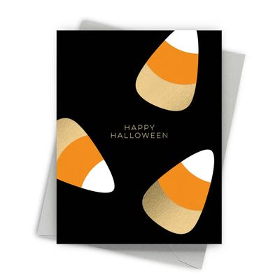 Happy Halloween Candy Corn Card