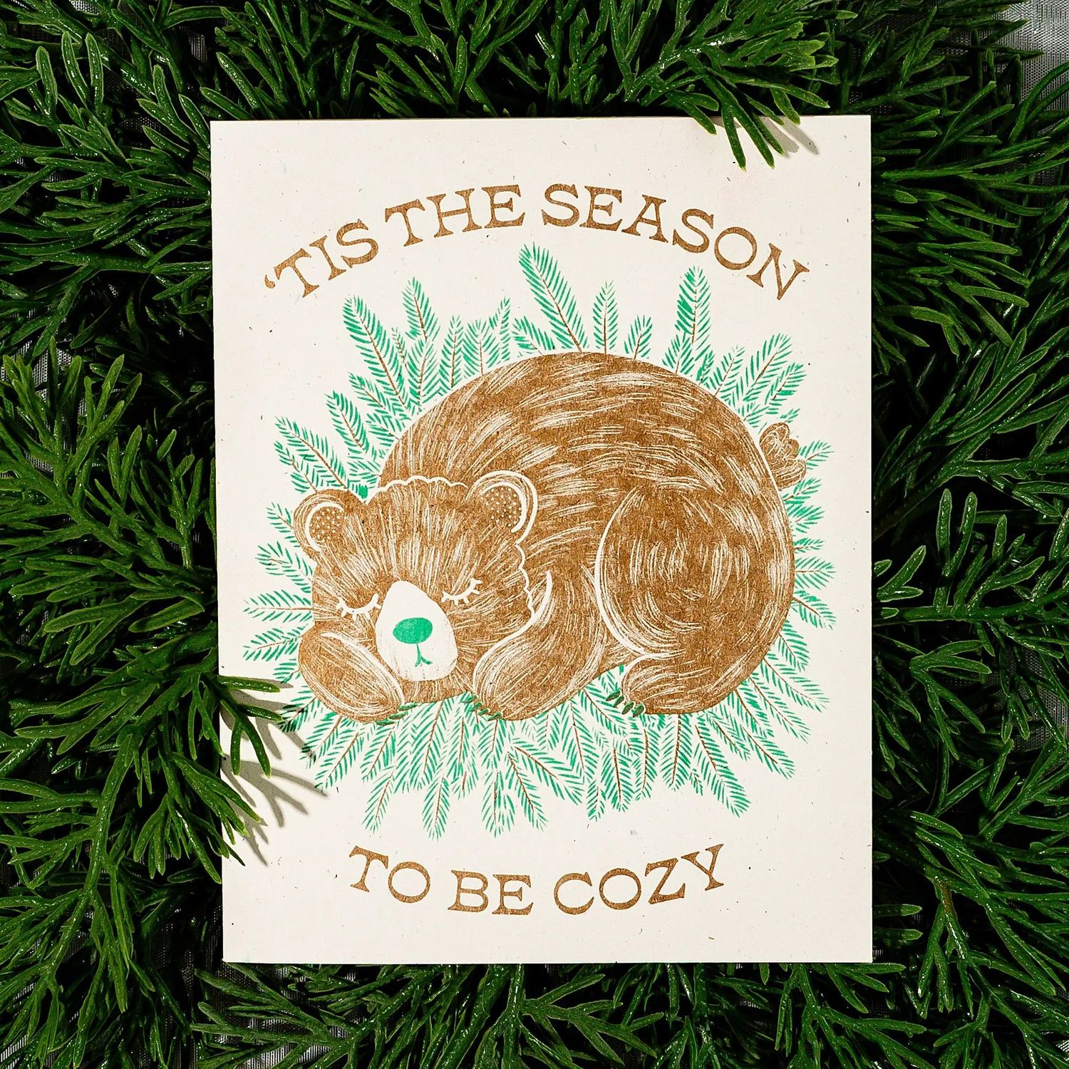 &#39;tis the Season - Risograph Holiday Card
