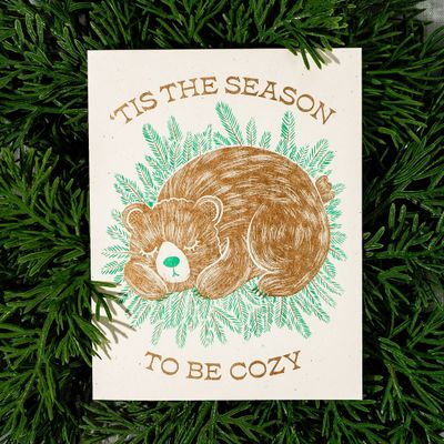 &#39;tis the Season - Risograph Holiday Card