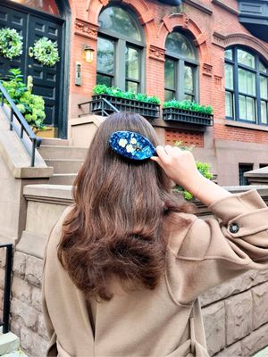 Amazing Hair Day Brush Vintage Flowers