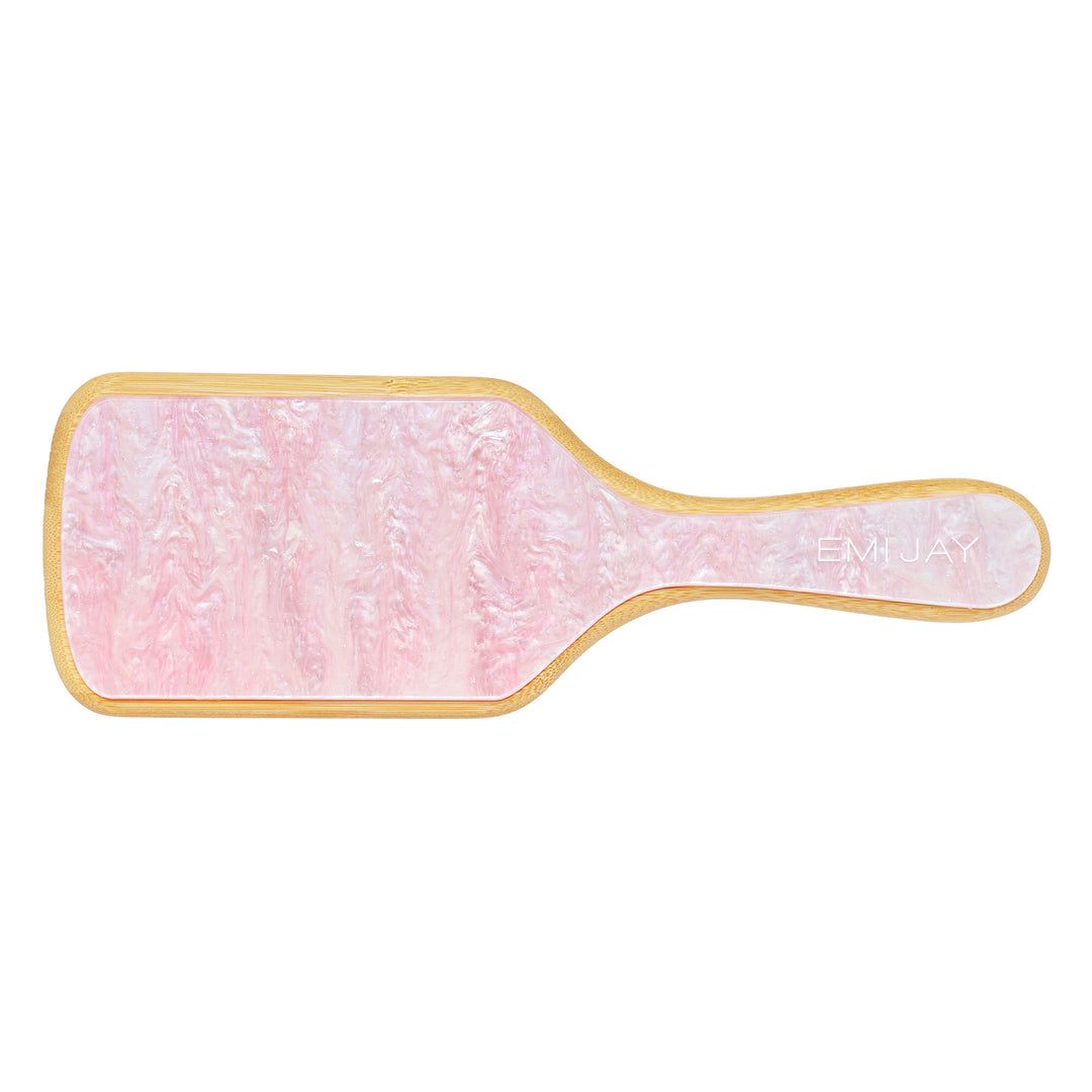 Bamboo Paddle Brush in Pink Sugar