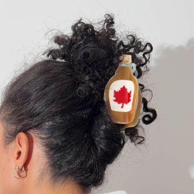 Large Maple Syrup Hair Claw