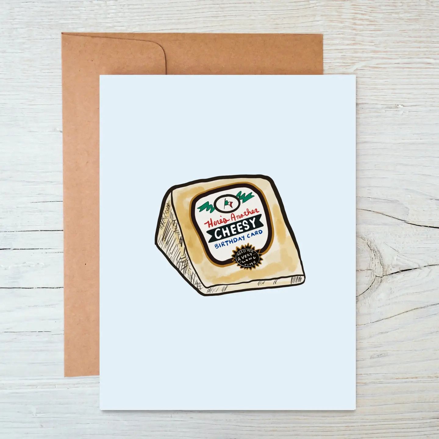 Parmesan Cheese Birthday/Here’S Another Cheesy Birthday Card
