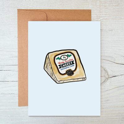 Parmesan Cheese Birthday/Here’S Another Cheesy Birthday Card