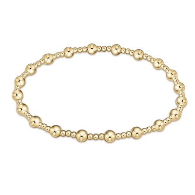 classic sincerity pattern 5mm bead bracelet