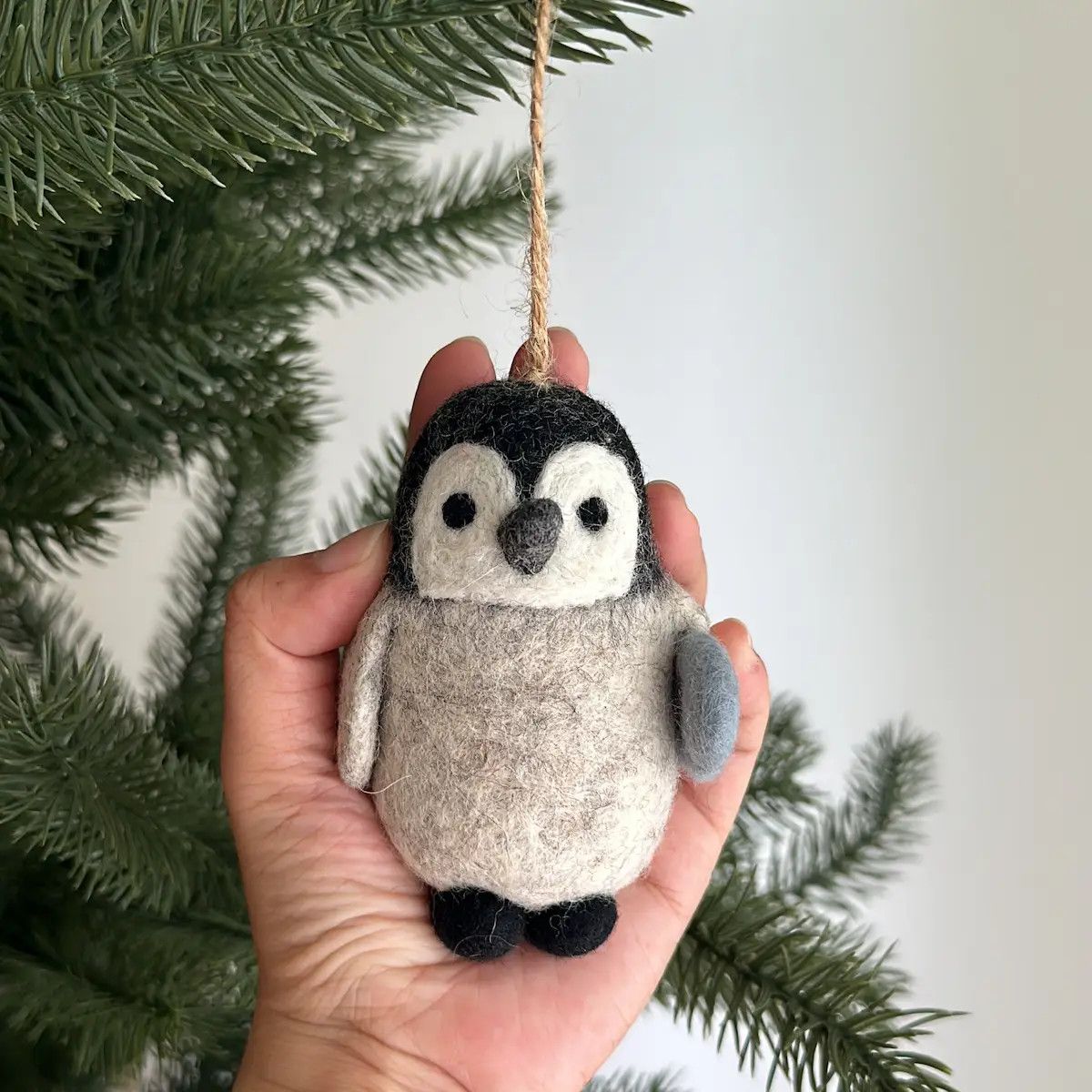 Felt Penguin Christmas Ornament