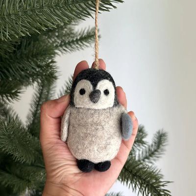Felt Penguin Christmas Ornament