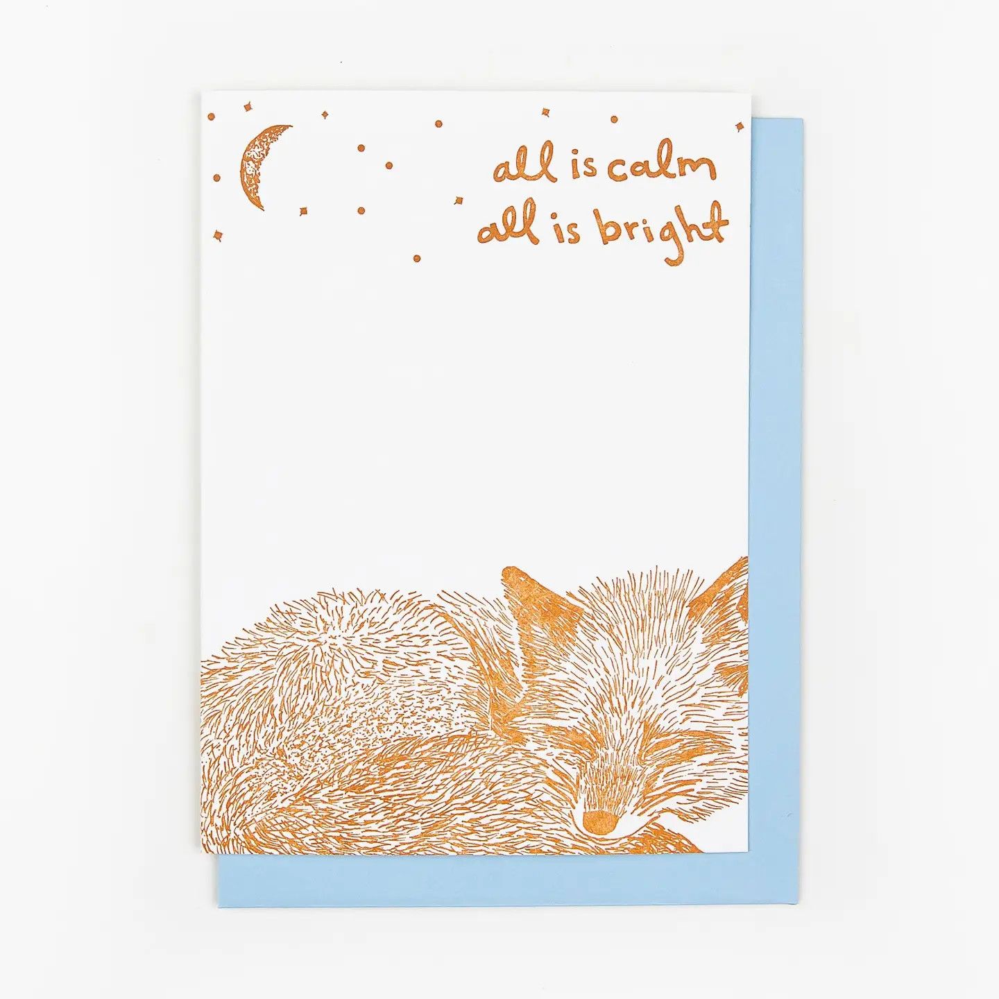 All Is Calm Sleeping Fox