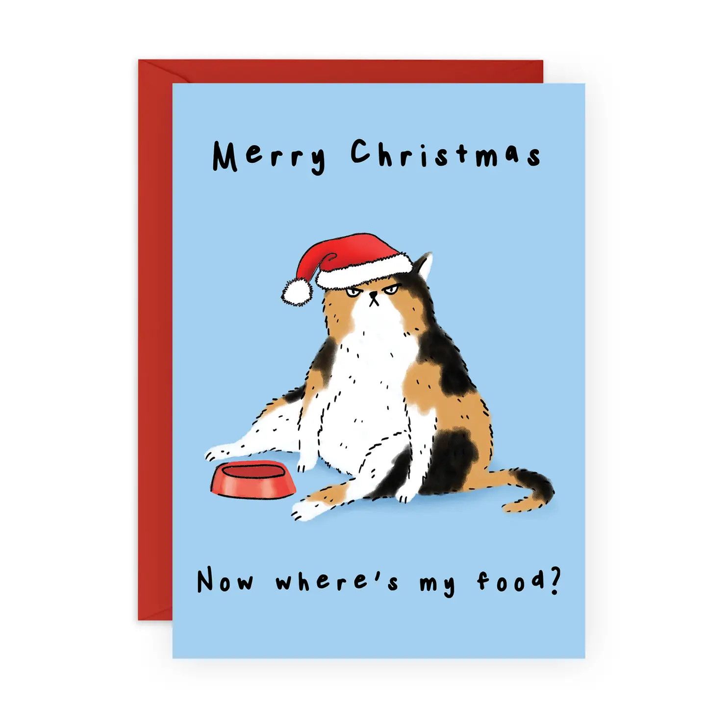 Now Wheres My Food Christmas Christmas Card