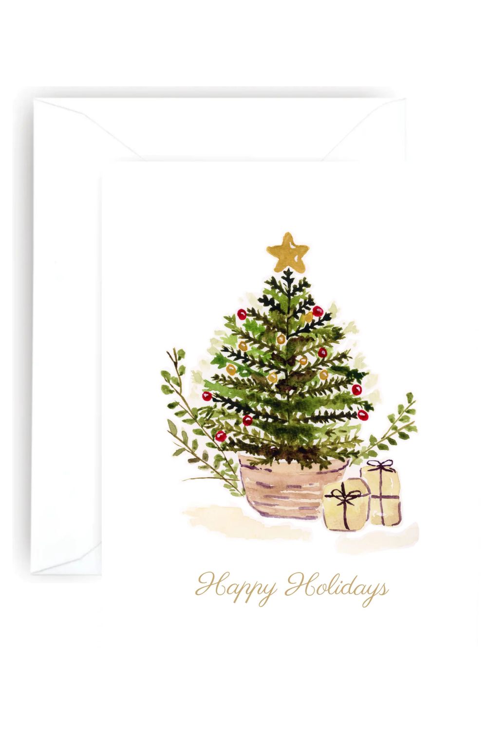 Happy Holidays Cozy Pine