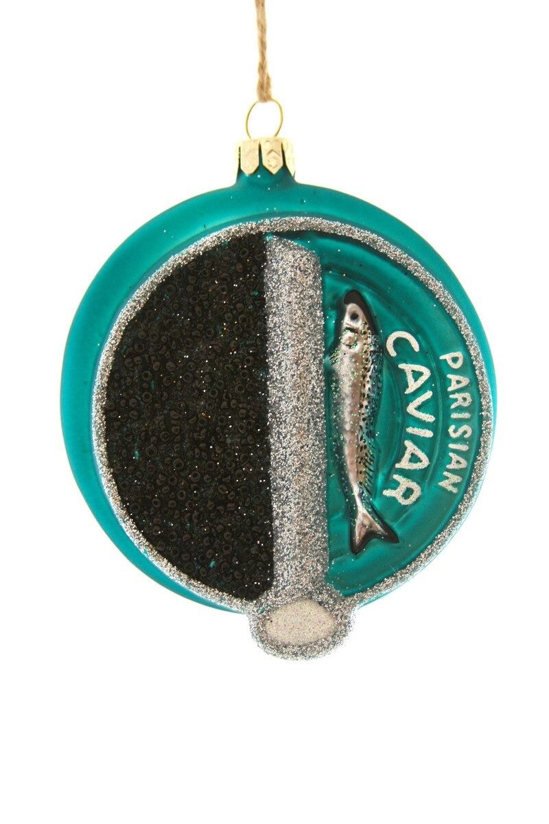 Caviar Green Can Ornament