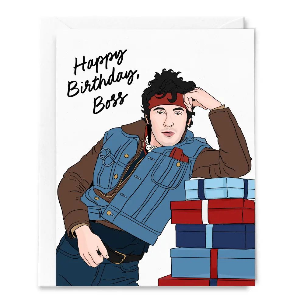 Happy Birthday, Boss, Bruce S Card
