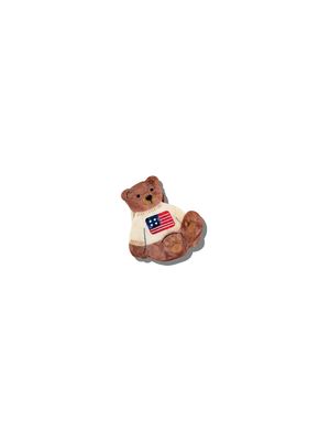 Mini Americana Teddy Bear Hair Claw