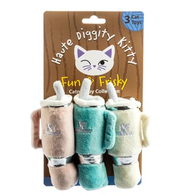 Snuggly Cup 3-Pack Catnip Toys