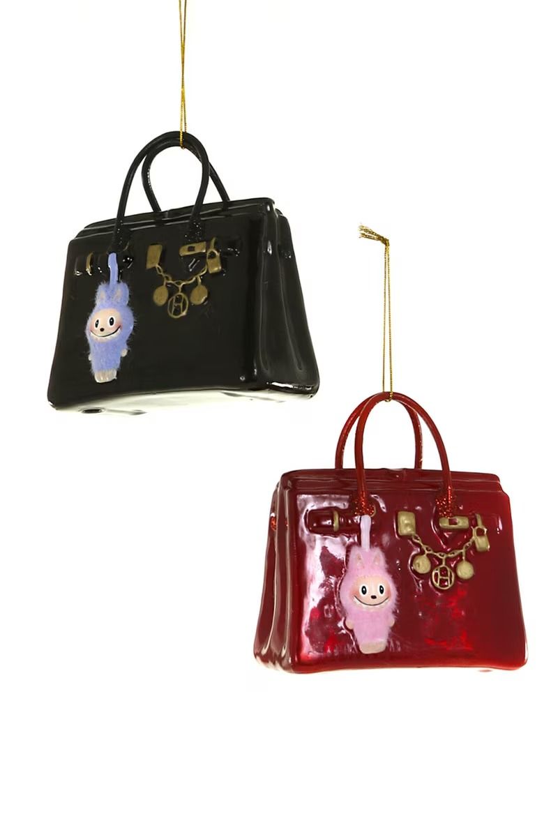 Luxe Bag with Monsters 2 Assorted Ornament