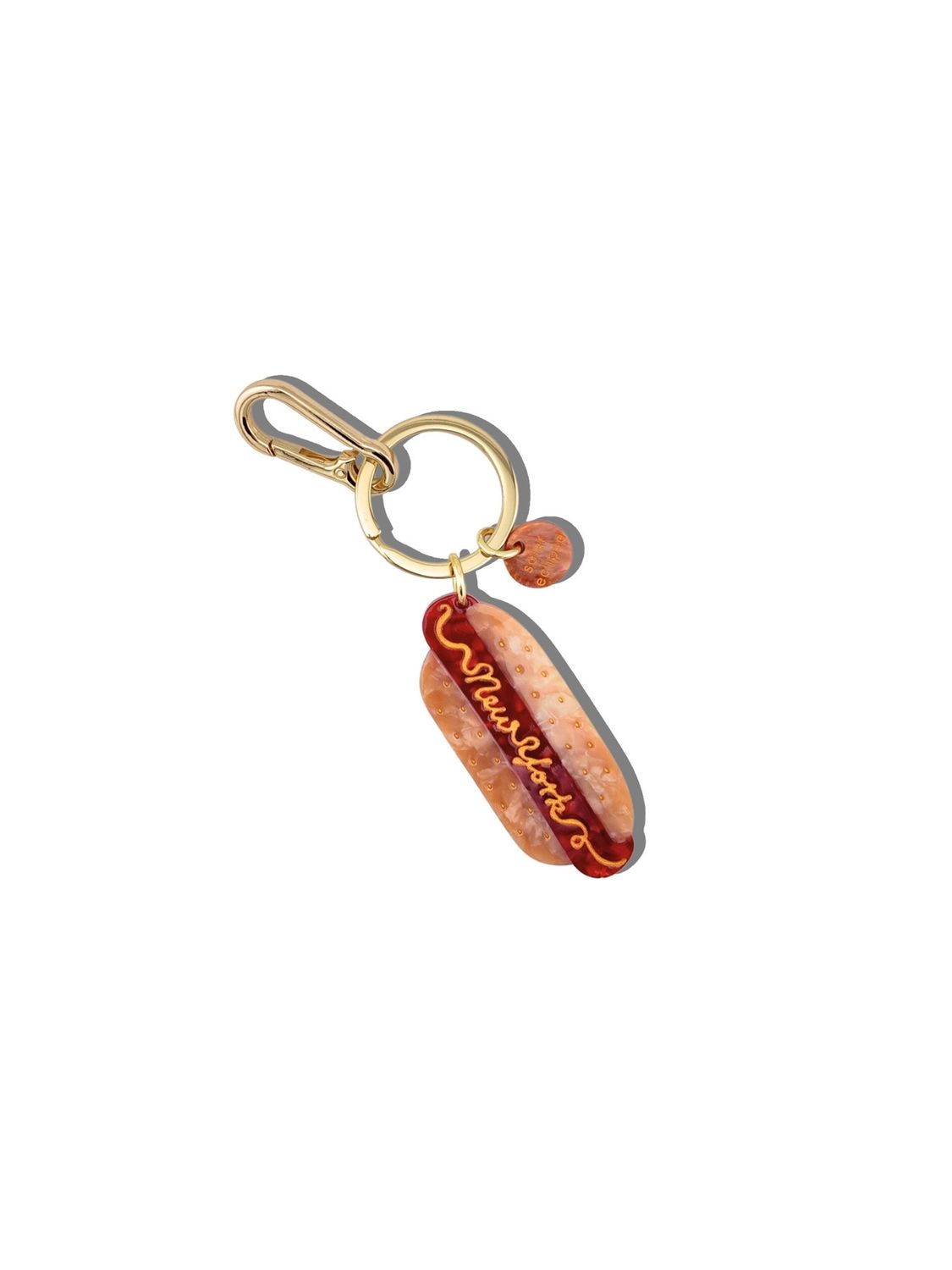 Mini New York Hotdog Bag Charm + Keychain
