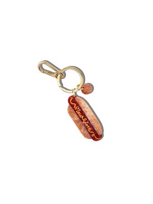 Mini New York Hotdog Bag Charm + Keychain