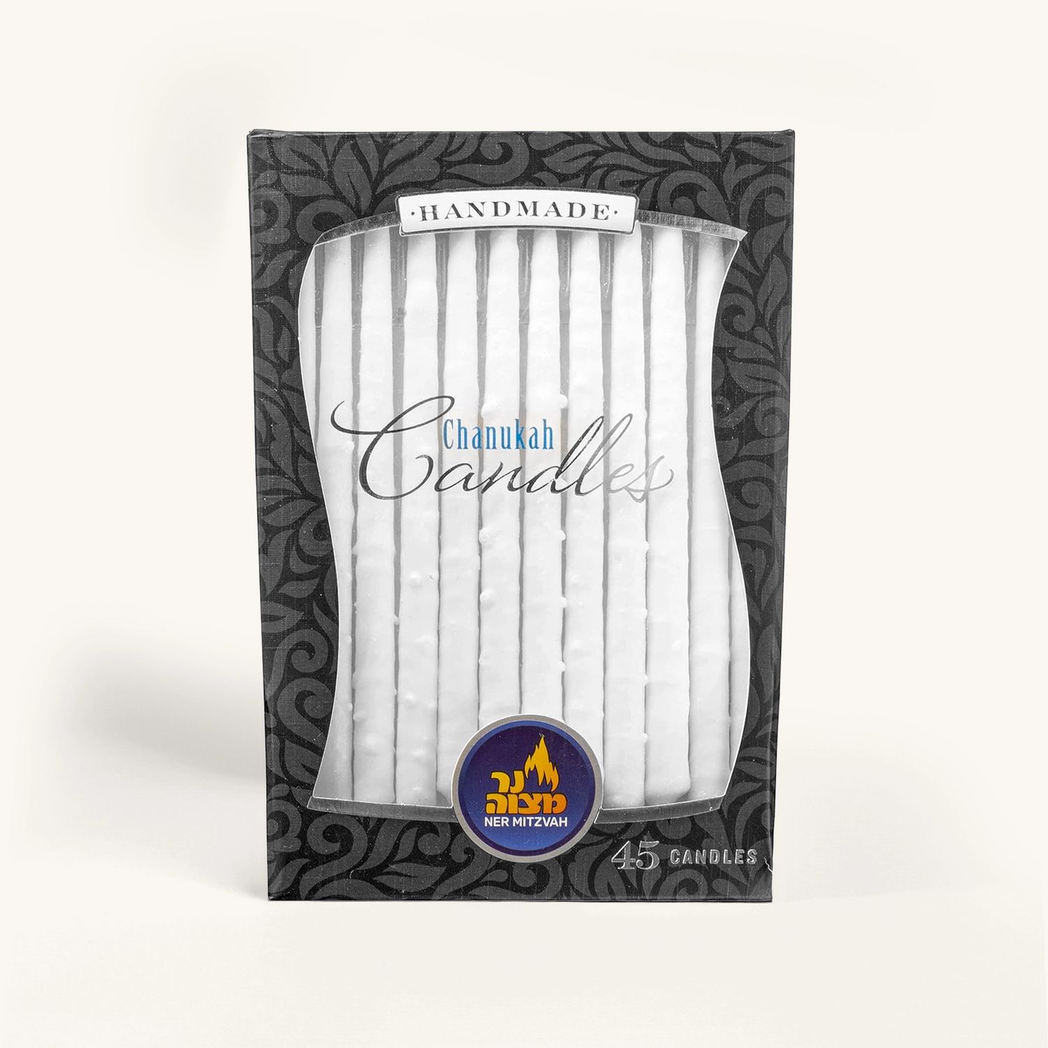 Chanukah Candles White