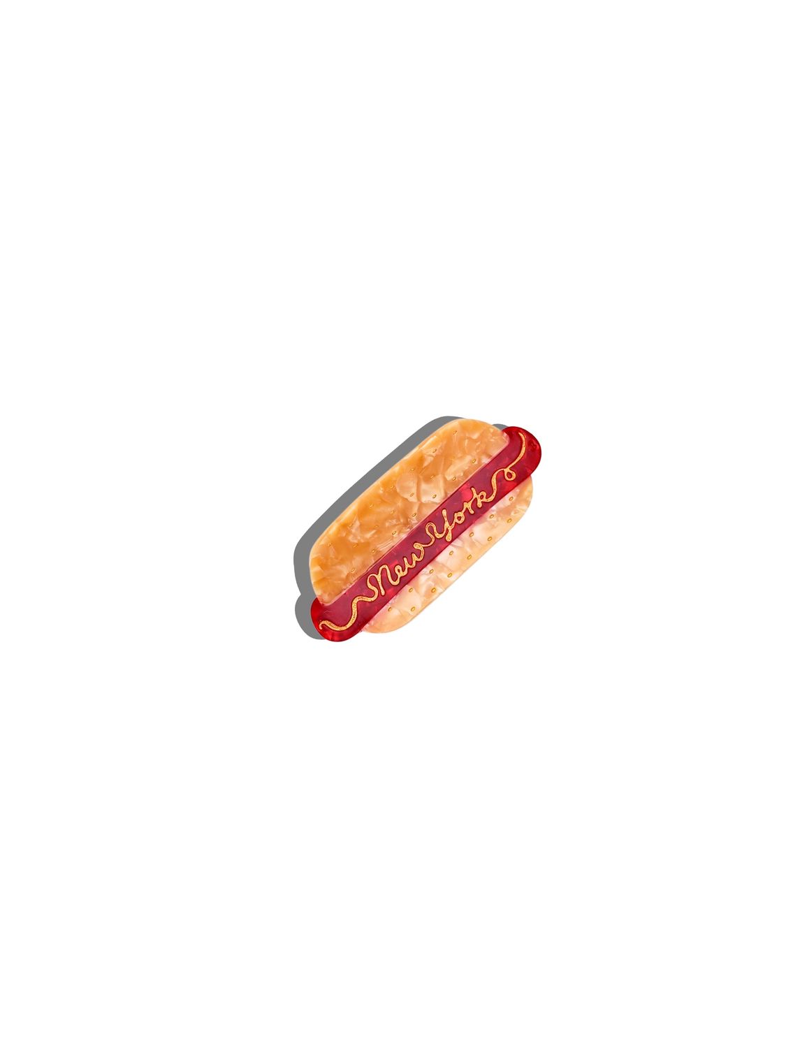Mini NYC Hotdog Hair Claw