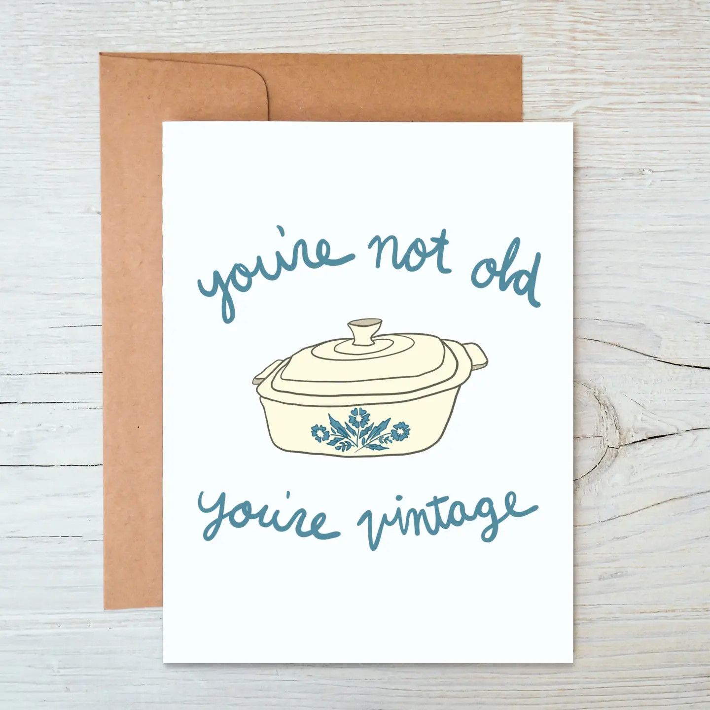 Corningware Birthday Card