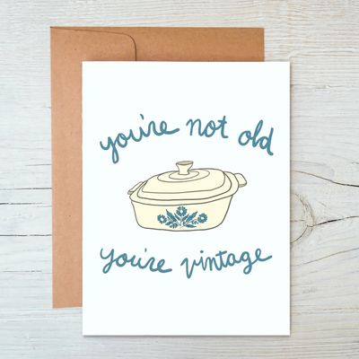 Corningware Birthday Card