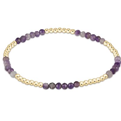 enewton blissful pattern 2.5mm bead bracelet - amethyst