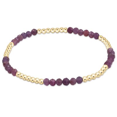 enewton blissful pattern 2.5mm bead bracelet - ruby