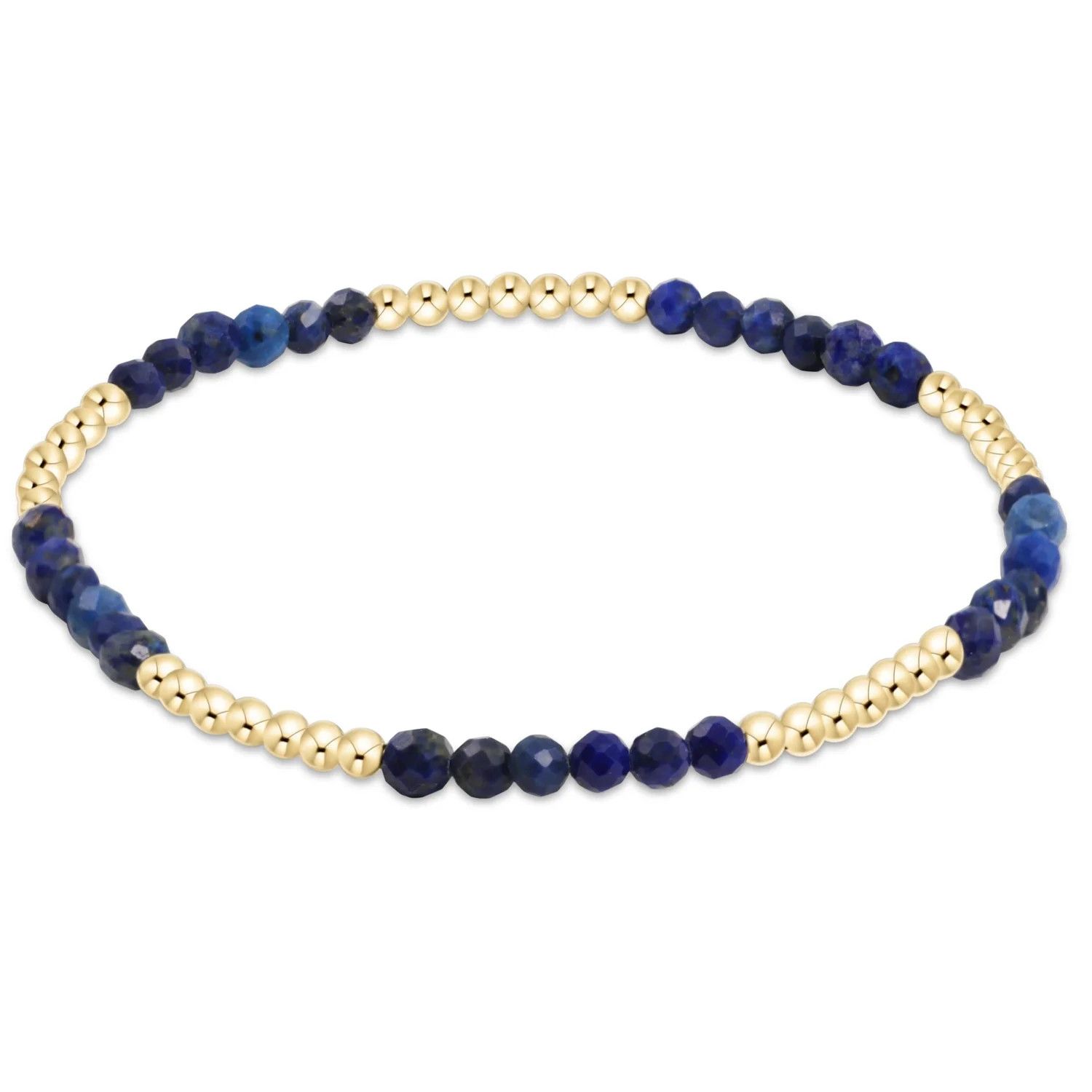 enewton blissful pattern 2.5mm bead bracelet - lapis