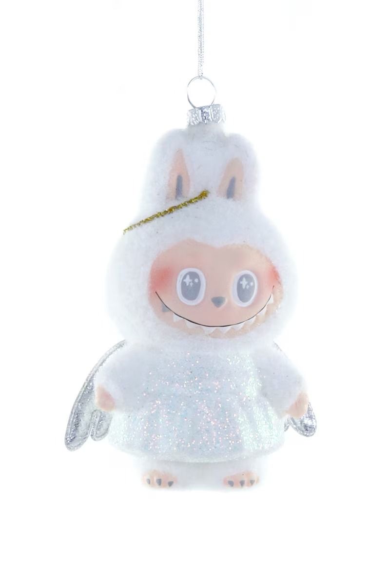 Fuzzy Monster Angel Ornament