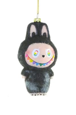 Fuzzy Monster Charcoal Ornament