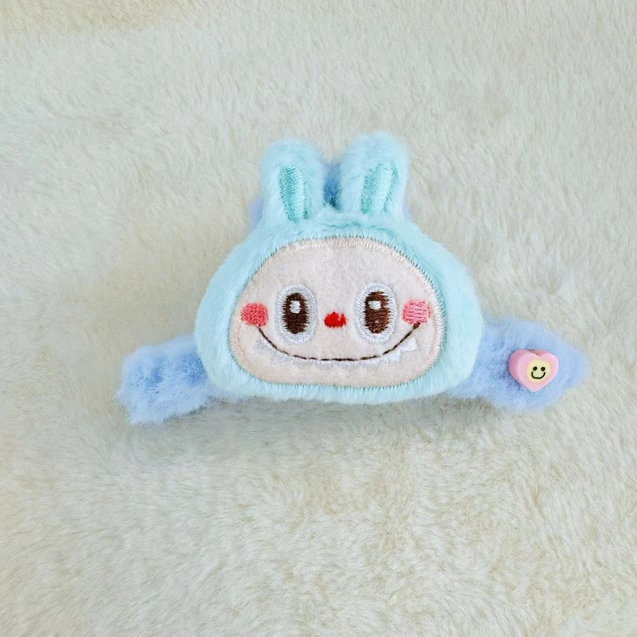 Cute Monster Furry Hair Claw Blue