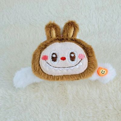 Cute Monster Furry Hair Claw Brown