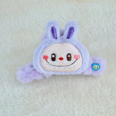 Cute Monster Furry Hair Claw Purple