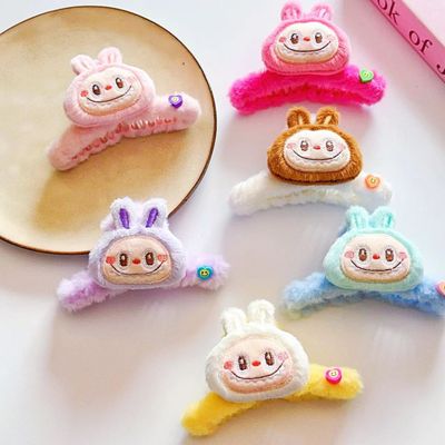Cute Monster Furry Hair Claw Pink