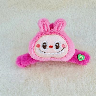 Cute Monster Furry Hair Claw Rose Red