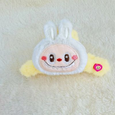 Cute Monster Furry Hair Claw White