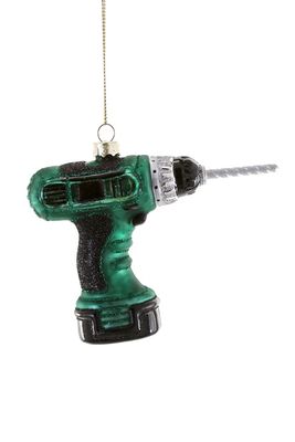 Cordless Drill Green Ornament