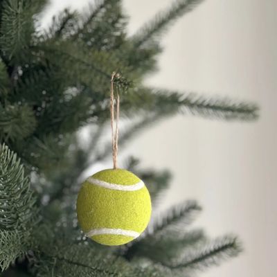 Wool Felt Tennis Sports Ornament