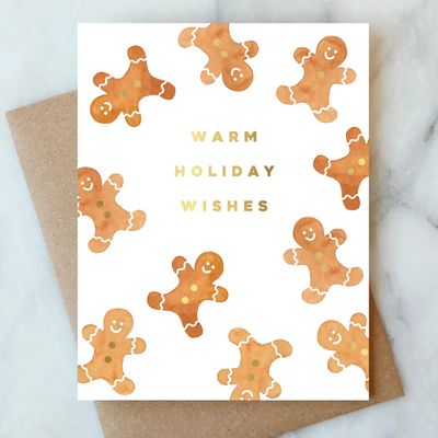 Gingerbread Greeting Card